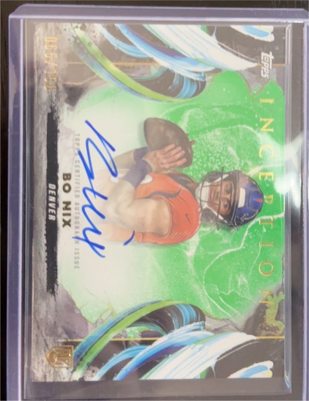 2024 Topps Inception #RA-BN Bo Nix — front