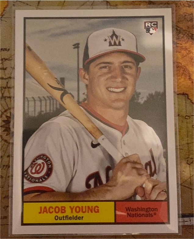2024 Topps Archives 1961 Rookie #79 Jacob Young — front