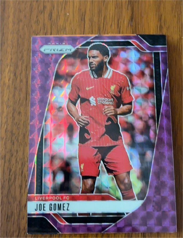 2024-25 Panini Prizm Premier League Joe Gomez — front