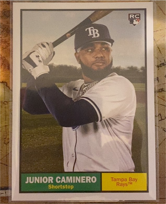 2024 Topps Archives #33 Junior Caminero — front