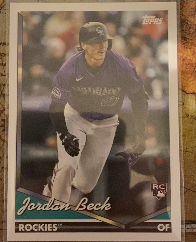 2024 Topps Archives #273 Jordan Beck — front