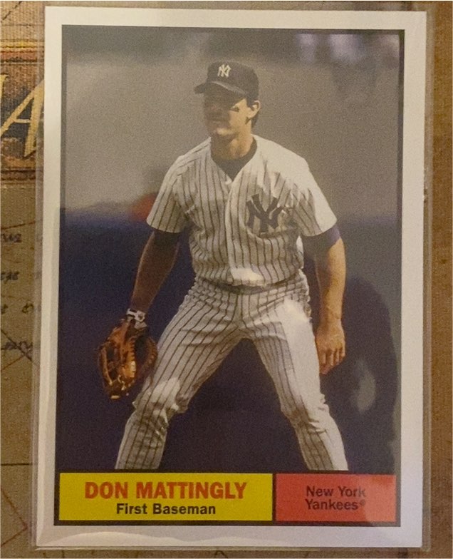 2024 Topps Archives - 1961 Topps Don Mattingly #17 — front