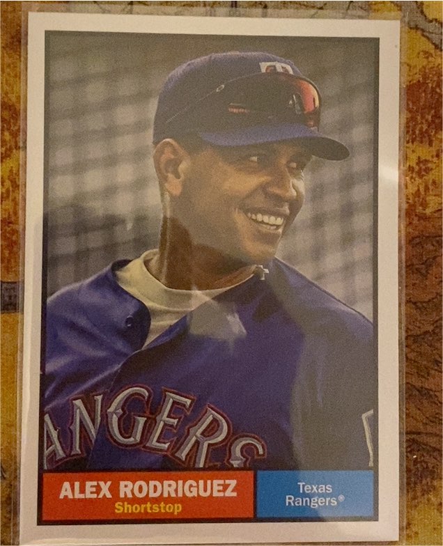 2024 Topps Archives #68 Alex Rodriguez Texas Rangers — front