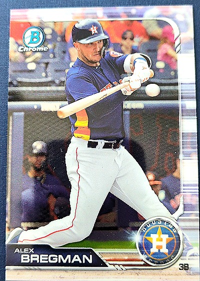 2019 Bowman Chrome #60 Alex Bregman — front