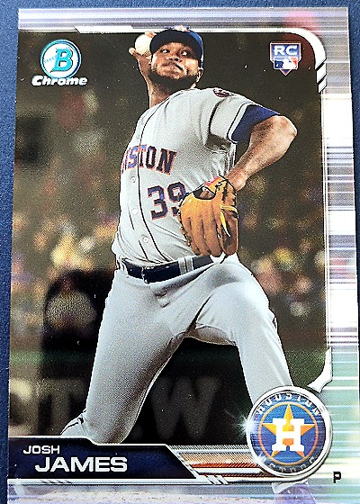 2019 Bowman Chrome #43 Josh James — front