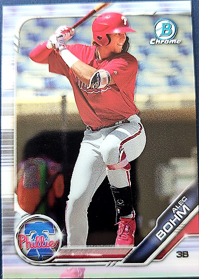 2019 Bowman Chrome Prospects #BCP-163 Alec Bohm — front