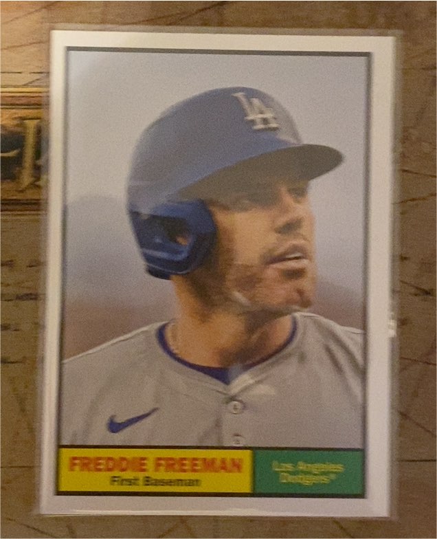 2024 Topps Archives - 1961 Topps #34 Freddie Freeman — front