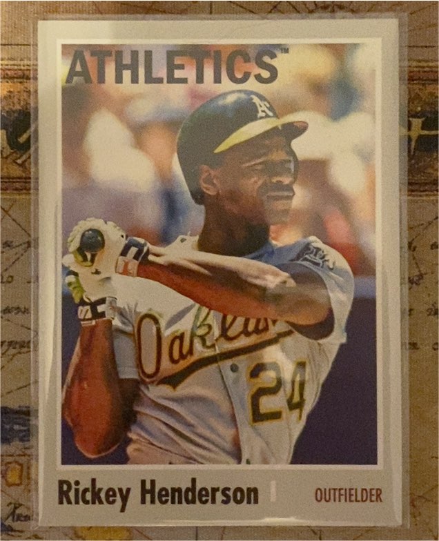 2024 Topps Archives #113 Rickey Henderson — front