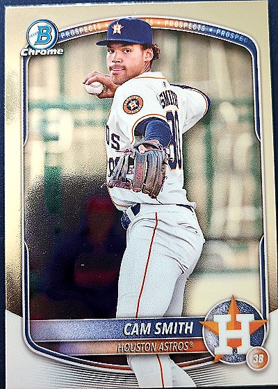 2025 Bowman Chrome Prospects #BCP-48 Cam Smith — front