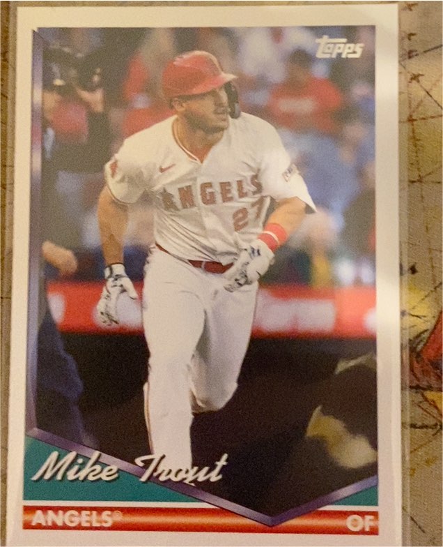 2024 Topps Archives #217 Mike Trout — front