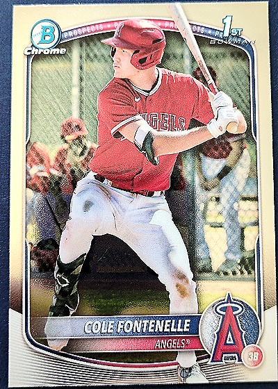 2025 Bowman Chrome Prospects #BCP-32 Cole Fontenelle — front