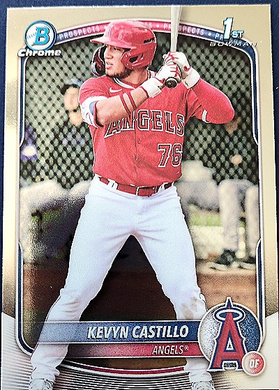 2025 Bowman Chrome Prospects #BCP-82 Kevyn Castillo — front