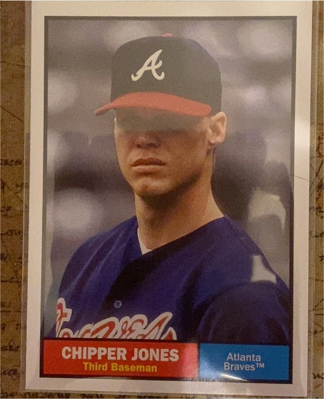 2024 Topps Archives #71 Chipper Jones Atlanta Braves — front