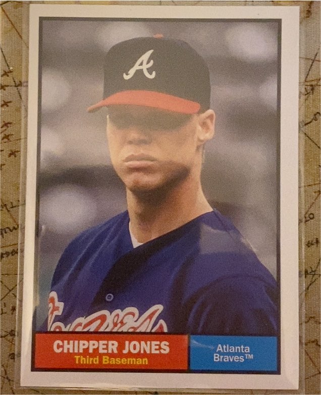 2024 Topps Archives #71 Chipper Jones Atlanta Braves — front
