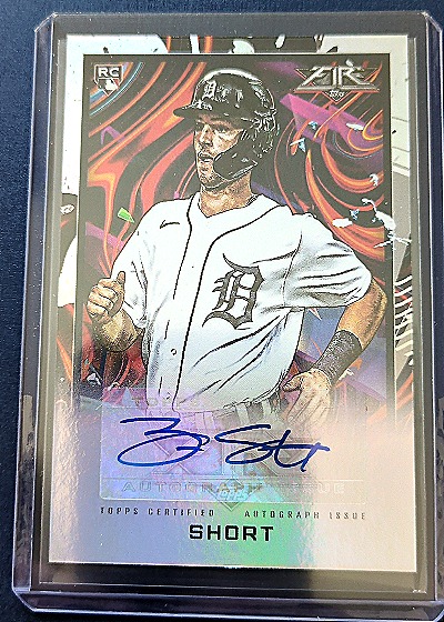 2022 Topps Fire #FA-ZS Zack Short — front