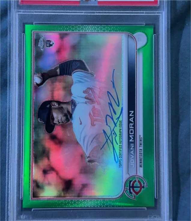 2022 Topps Chrome Rookie Autographs #RA-JMO Jovani Moran — front
