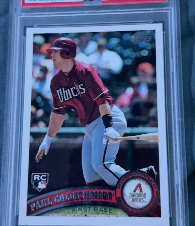 2011 Topps Update #US47 Paul Goldschmidt RC — front