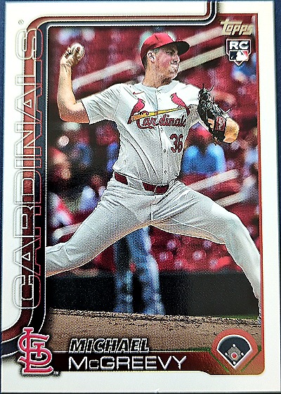 2025 Topps Series 1 #193 Michael McGreevy — front