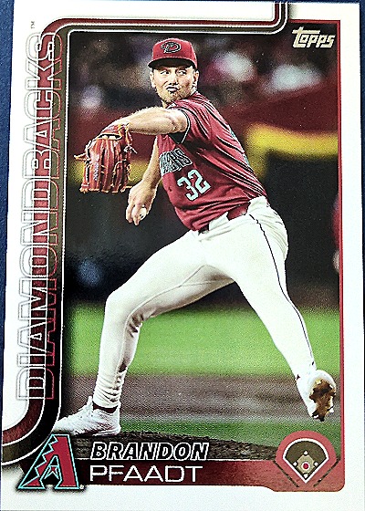 2025 Topps Series 1 #182 Brandon Pfaadt — front