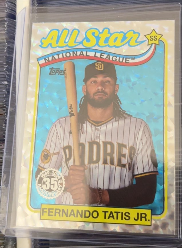 2024 Topps #89ASB-27 Fernando Tatis Jr. 1989 Topps Baseball All-Stars Foil — front