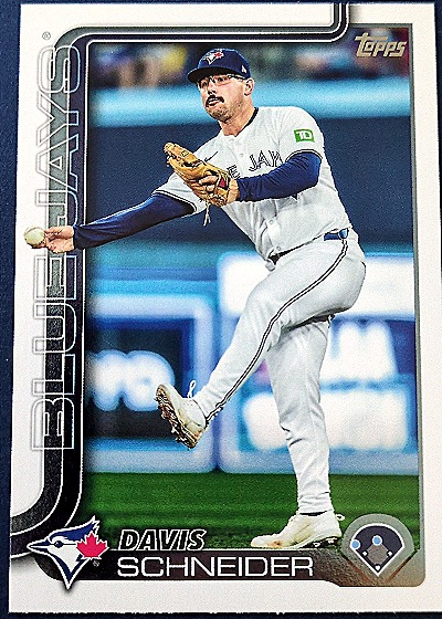 2025 Topps #342 Davis Schneider — front