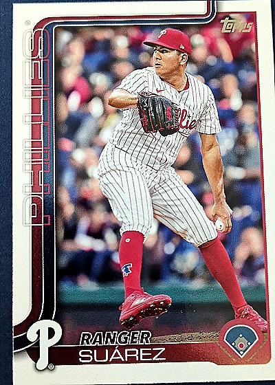 2025 Topps Series 1 #56 Ranger Suárez — front