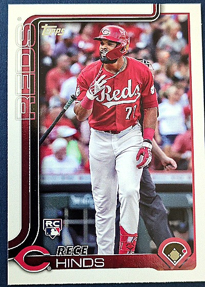 2025 Topps Baseball Series 1 #217 Rece Hinds — front
