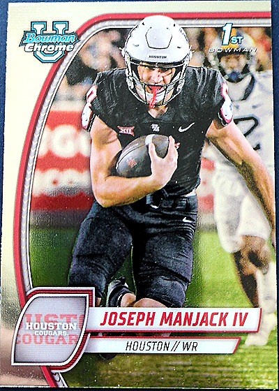 2024 Bowman Chrome University #107 Joseph Manjack IV — front