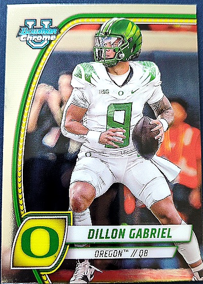 2024 Bowman University Chrome #3 Dillon Gabriel — front