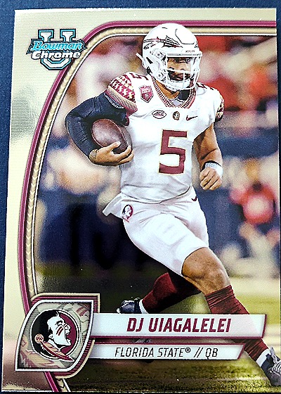 2024 Bowman University Chrome #48 DJ Uiagalelei — front