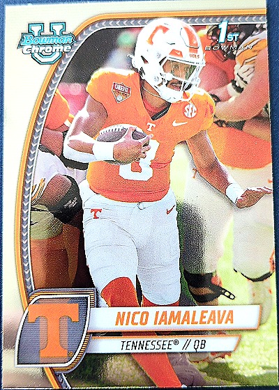 2024 Bowman University Chrome #139 Nico Iamaleava — front