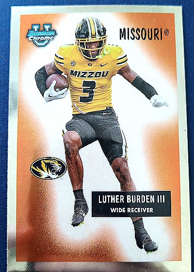 2024 Bowman University Chrome 1955 Bowman #55B-1 Luther Burden III — front