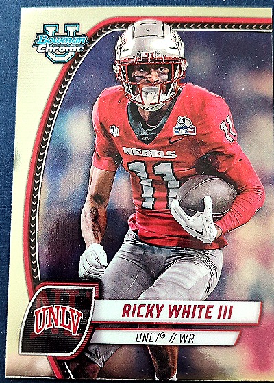 2024 Bowman Chrome University #153 Ricky White III — front