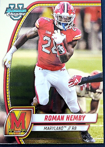 2024 Bowman University Chrome #65 Roman Hemby — front