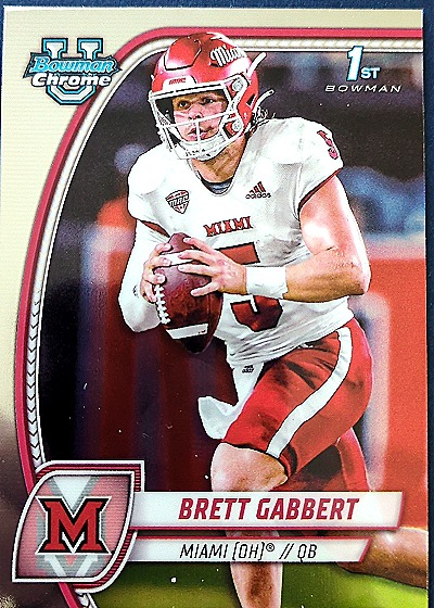 2024 Bowman Chrome University #27 Brett Gabbert — front