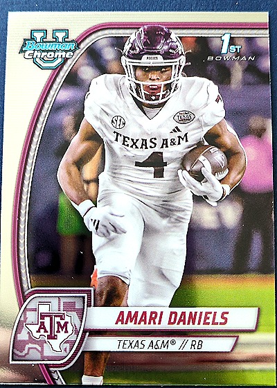 2024 Bowman Chrome University #11 Amari Daniels — front