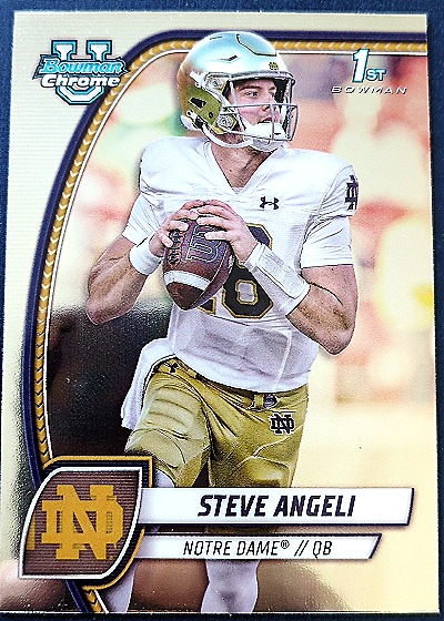 2024 Bowman University Chrome #167 Steve Angeli — front