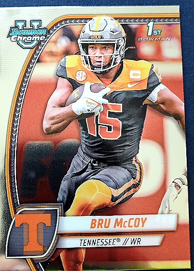 2024 Bowman University Chrome #28 Bru McCoy — front