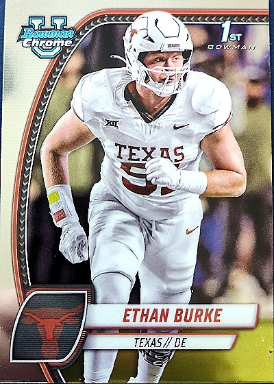 2024 Bowman Chrome University #32 Ethan Burke — front