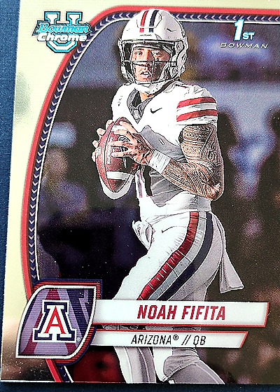 2024 Bowman University Chrome #140 Noah Fifita — front