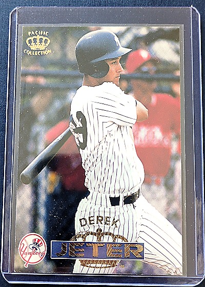 1996 Pacific Crown Collection #383 Derek Jeter — front