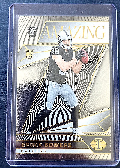 2024 Panini Illusions Amazing #6 Brock Bowers — front