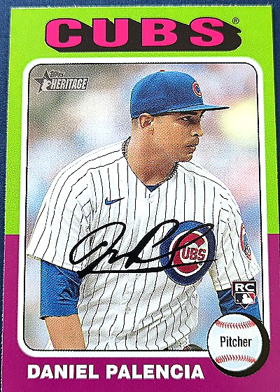 2024 Topps Heritage #491 Daniel Palencia — front