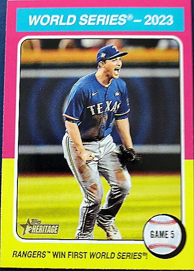 2024 Topps Heritage #466 Corey Seager — front