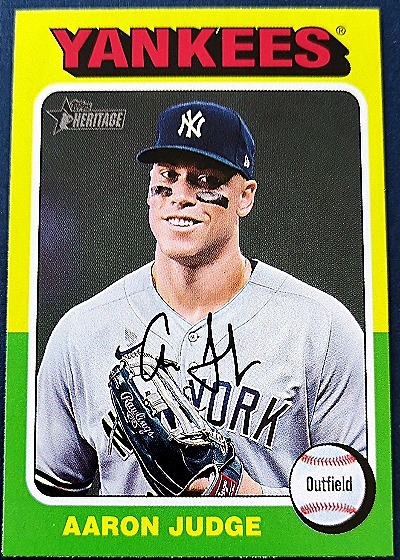 2024 Topps Heritage #112 Aaron Judge — front