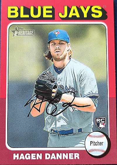 2024 Topps Heritage #495 Hagen Danner — front