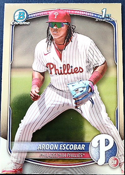 2025 Bowman Chrome #BCP-65 Aroon Escobar — front