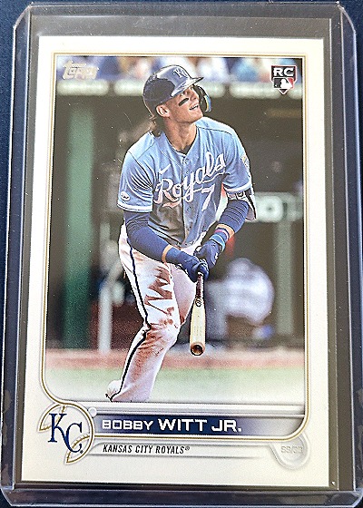 2022 Topps Update #US100 Bobby Witt Jr. — front
