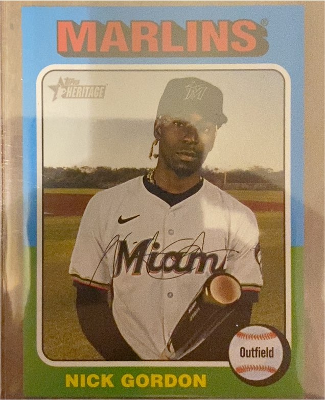 2024 Topps Heritage #559 Nick Gordon — front