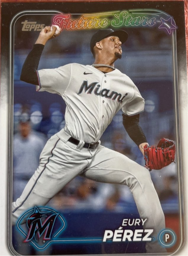 2024 Topps #197 Eury Pérez — front